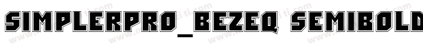 SimplerPro_BEZEQ Semibold字体转换